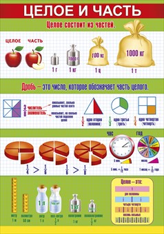 Пл.Часть и целое(картон размер 440*596 мм)