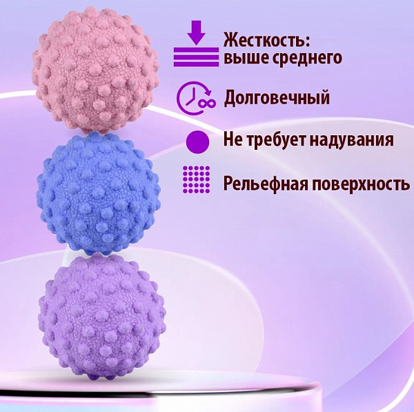 Набор массажных мячей 3 шт