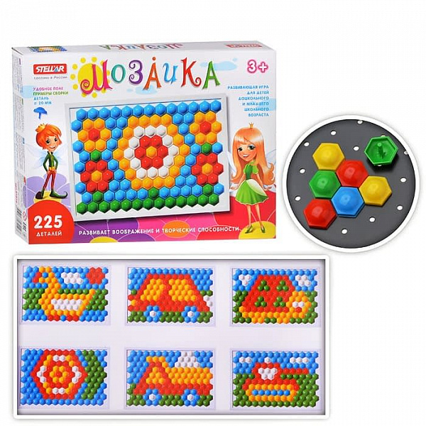 Мозаика (d.20мм) 225дет.