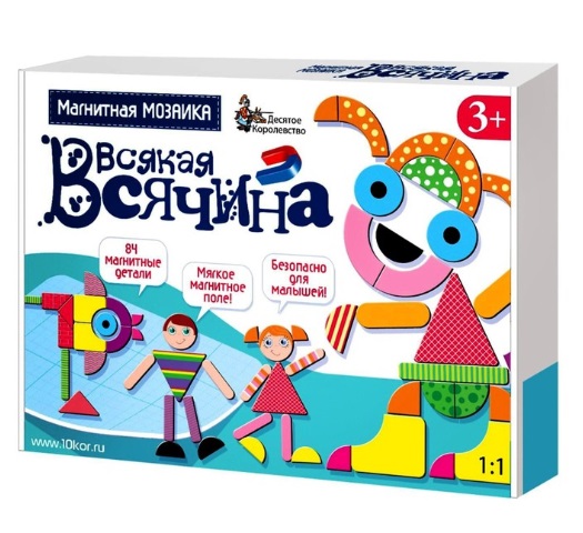 Магнитная мозаика "Всякая всячина" (84 элемента)