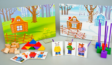 Игровой набор Фребеля "Заюшкина избушка"