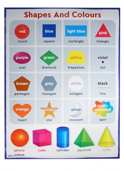 .    .Shapes and colours( )