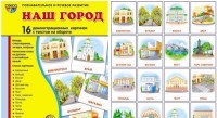 Демонстрационные картинки супер Наш город. 16 демонстрационных картинок с текстом