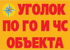 К-т пл.Уголок по ГО и ЧС объекта – 11 плакатов (содержание проводимых мероприятий). Формат А-3. 