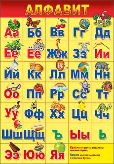 Пл.Алфавит (картон, размер А4)
