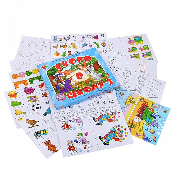 Развивающая игра "Скоро в школу - 2"