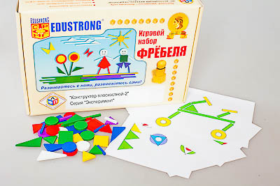 Игровой набор Фребеля "Конструктор плоскостной" (2 часть)