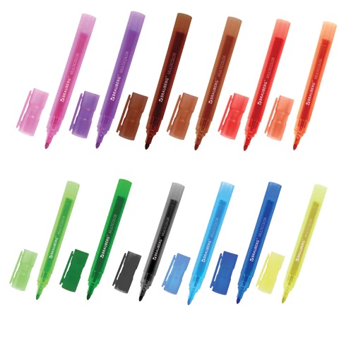 ������ ��� ����� ����� 12 ������, BRAUBERG "MULTICOLOR", 3 ��