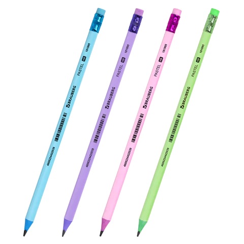 �������� BRAUBERG "PASTEL", 1 ��., HB, �����������, � ��������