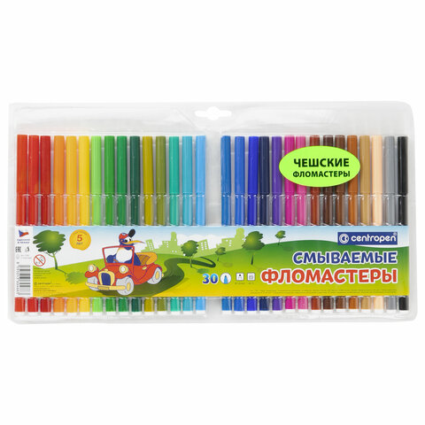 ���������� 30 ������ CENTROPEN "Washable", ���������, ������������� ��������