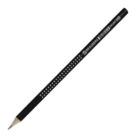 �������� BRAUBERG "Black&White", HB, �����������, ������ ������, ����������